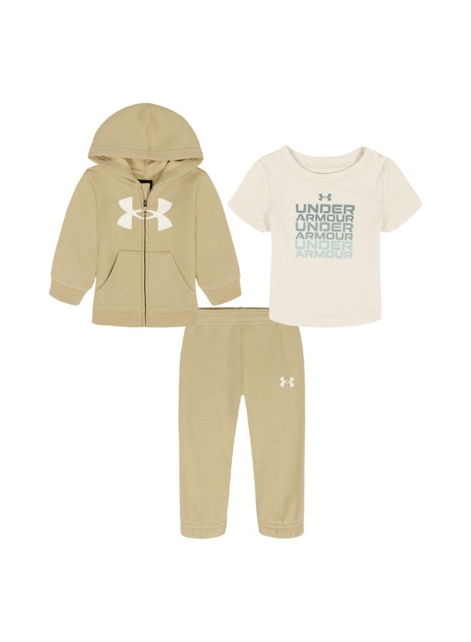 UNDER ARMOUR طقم هوديي UA ريفال 3 قطع - Image 1