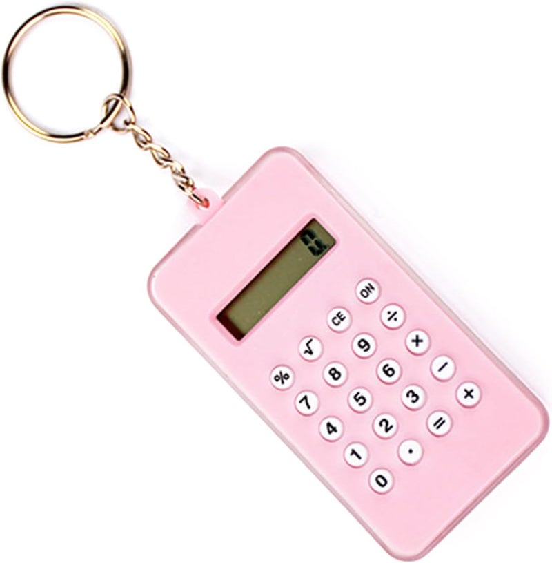 Keychain Calculator with Maze Portable Calculator 8-Digit Display Basic Calculator Pocket Size Calculator for Kid Novelty Maze Calculator - Image 5