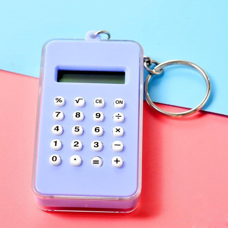 Keychain Calculator with Maze Portable Calculator 8-Digit Display Basic Calculator Pocket Size Calculator for Kid Novelty Maze Calculator - Image 4