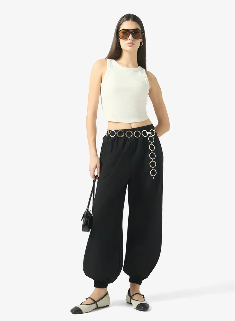Ginger Pleated Balloon Fit Pants