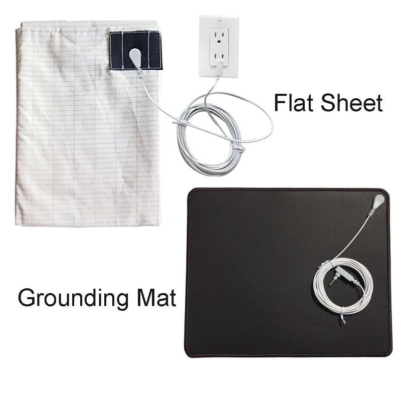 KLASLAV 2 Pack Grounding Cords, Replacement Grounding Cable Accessories for Grounding Sheets Grounding Mat, Fits All Popular Brands White（15 Ft） - Image 3