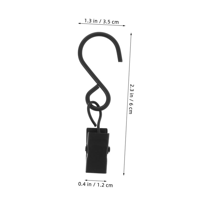 20 Pcs Heavy Duty S Hooks For Hanging Curtains RV Awning And Outdoor Use - Image 3