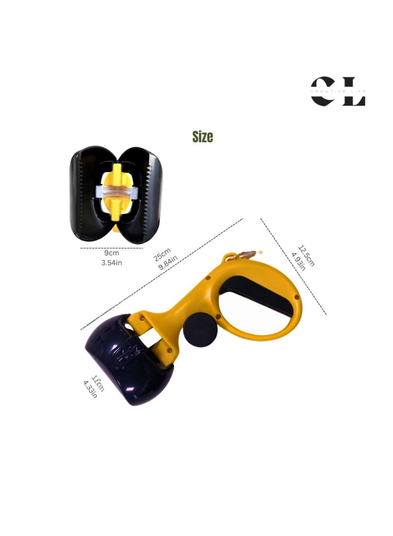 CREATIVE LIFE Pet Waste Scooper for Dogs and Cats, Kid-Friendly and Portable with Easy Bag Attachment. - Image 2