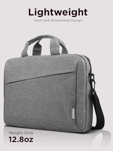 Lenovo Laptop Carrying Case T210, 15.6-Inch Laptop and Tablet, Sleek Design, Durable and Water-Repellent Fabric, Business Casual or School, GX40Q17231 Casual Toploader - Grey - Image 4