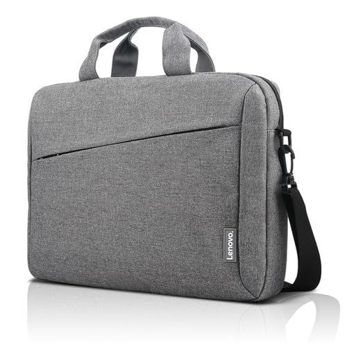 Lenovo Laptop Carrying Case T210, 15.6-Inch Laptop and Tablet, Sleek Design, Durable and Water-Repellent Fabric, Business Casual or School, GX40Q17231 Casual Toploader - Grey - Image 1