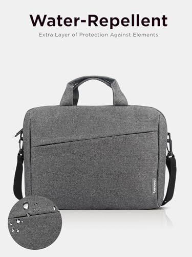 Lenovo Laptop Carrying Case T210, 15.6-Inch Laptop and Tablet, Sleek Design, Durable and Water-Repellent Fabric, Business Casual or School, GX40Q17231 Casual Toploader - Grey - Image 5