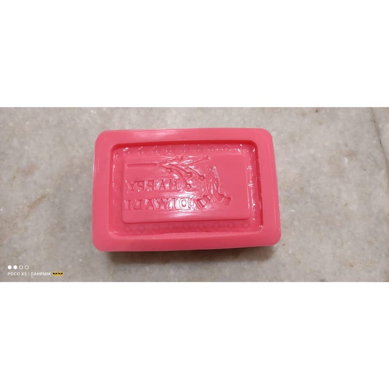 Perfect Pricee Perfect Pricee 1 Cavity Pink Happy Diwali Engraved Silicone Mould Diwali Special Candle Maker Brownie Jelly Cupcake Muffin Cookie Quiche Bread Candie Tarts Gelatin Ice Cream Clay Resin 