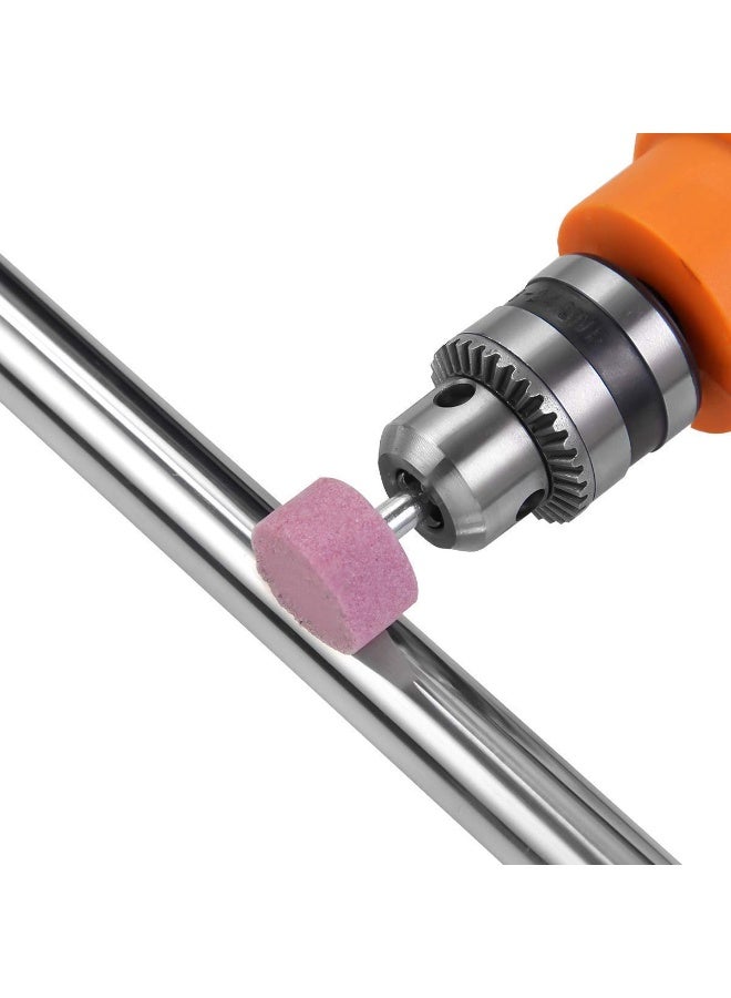 10 Pcs Mounted Grinding Stone Set 1/4 & 1/8 Inch Shank Rotary Tool Bits Abrasive Grinding Polishing Carving Stone Kit for Metal Wood Glass Drill Accessories - Image 3