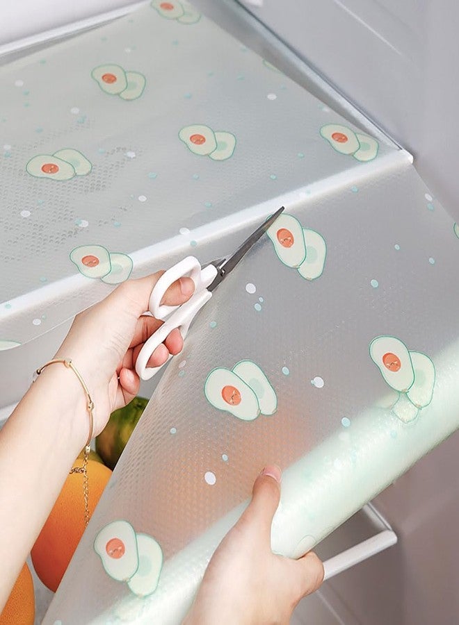 Abhaymart Shelf Liner for Kitchen 1 Rolls Non-Adhesive Drawer Mats Non-Slip Printed Kitchen Drawer Mat,Fridge Mat,Waterproof and Stain-Proof for Closet Cupboard Refrigerator Cabinet Drawer (300* 45cm) - Image 4