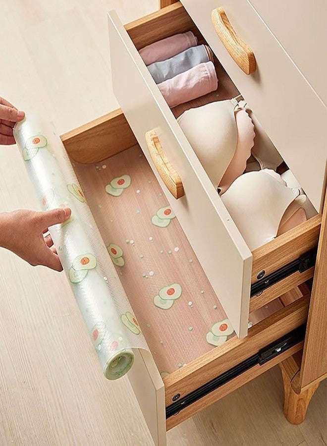 Abhaymart Shelf Liner for Kitchen 1 Rolls Non-Adhesive Drawer Mats Non-Slip Printed Kitchen Drawer Mat,Fridge Mat,Waterproof and Stain-Proof for Closet Cupboard Refrigerator Cabinet Drawer (300* 45cm) - Image 2