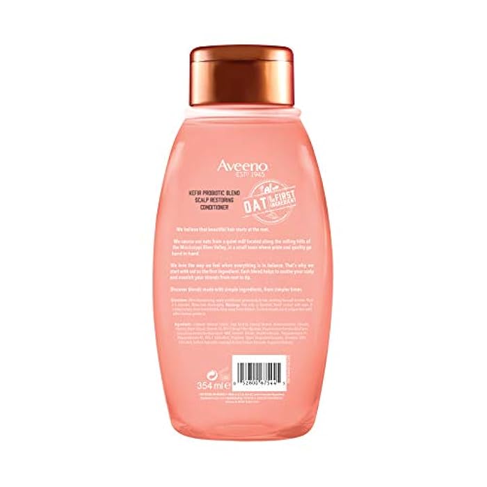 Aveeno Kefir Probiotic Blend Conditioner, Almond Blossom, 12 Fl Oz - Image 3