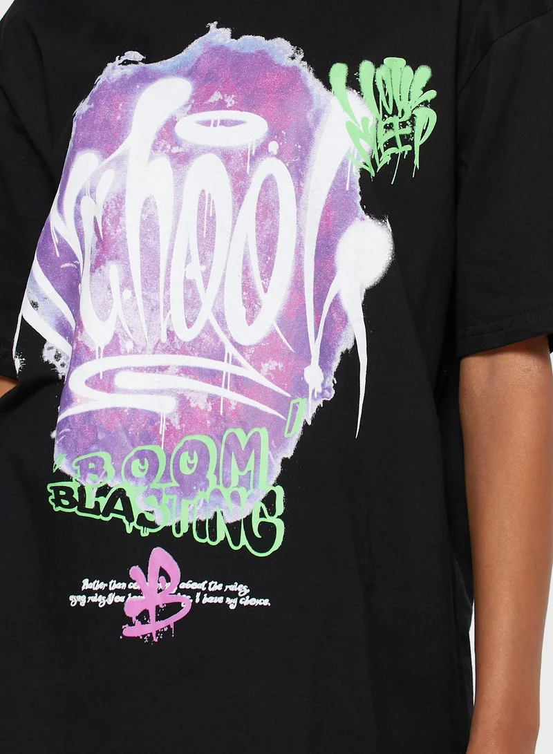 Ginger Oversized Graphic T-Shirt