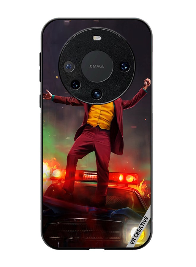 VR CREATIVE Protective Case Cover For Huawei Mate 60 Pro Joker Over A Car With His Evil Laugh Design Multicolour - Image 1