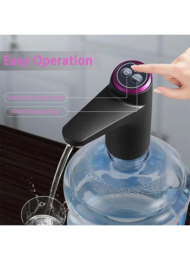 Electric Water Dispenser Pump Portable Drinking Water Pump for Standard 3-5 Gallon Bottles Home Office Use Camping Essentials - Image 2