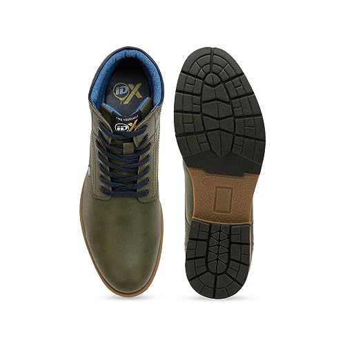 ID Olive Casual Boot Shoes For Men, 6 UK - Image 5