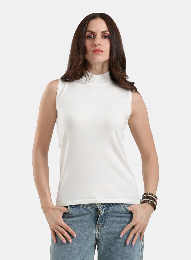 Clue Sleeveless Wool Pullover - Image 1