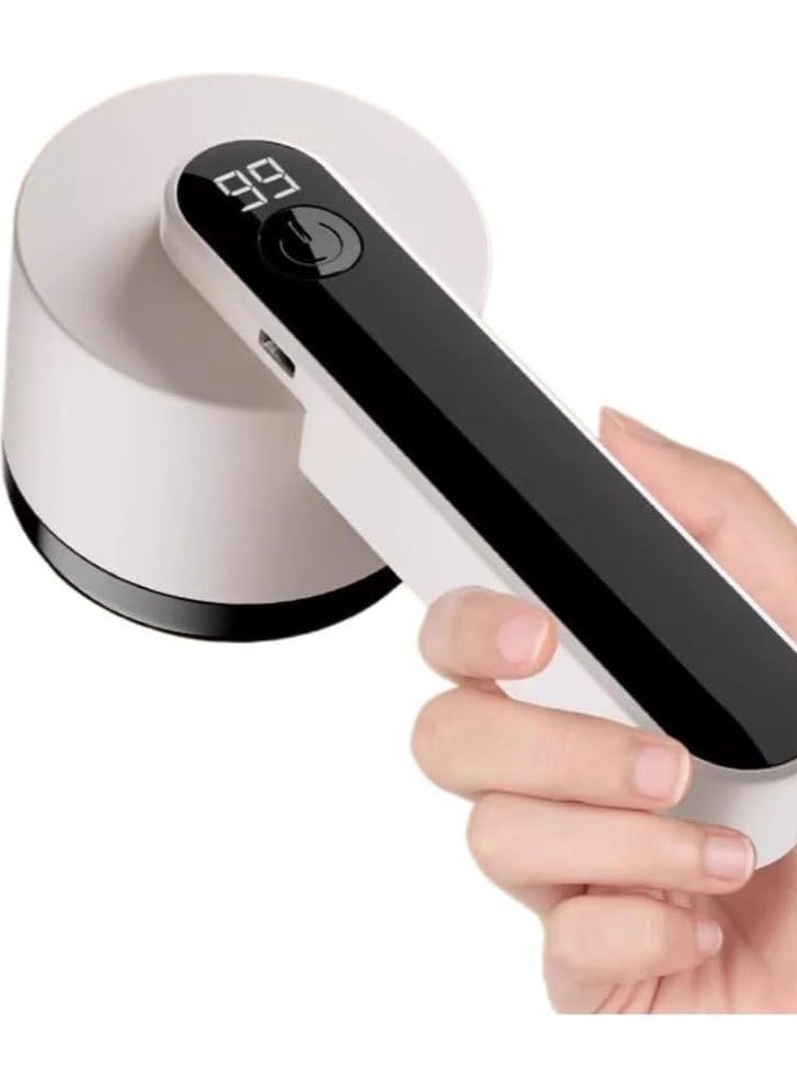 كيمايا مزيل الوبر الكهربائي، مزيل الوبر الكهربائي مع شفرة بديلة قابلة للشحن عبر USB، ماكينة حلاقة الوبر الكهربائية للملابس واللزج (أبيض)  - Image 2