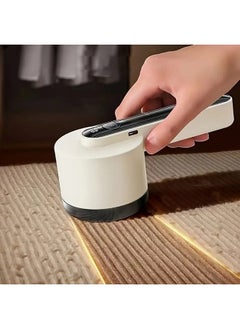 كيمايا مزيل الوبر الكهربائي، مزيل الوبر الكهربائي مع شفرة بديلة قابلة للشحن عبر USB، ماكينة حلاقة الوبر الكهربائية للملابس واللزج (أبيض)  - Image 4