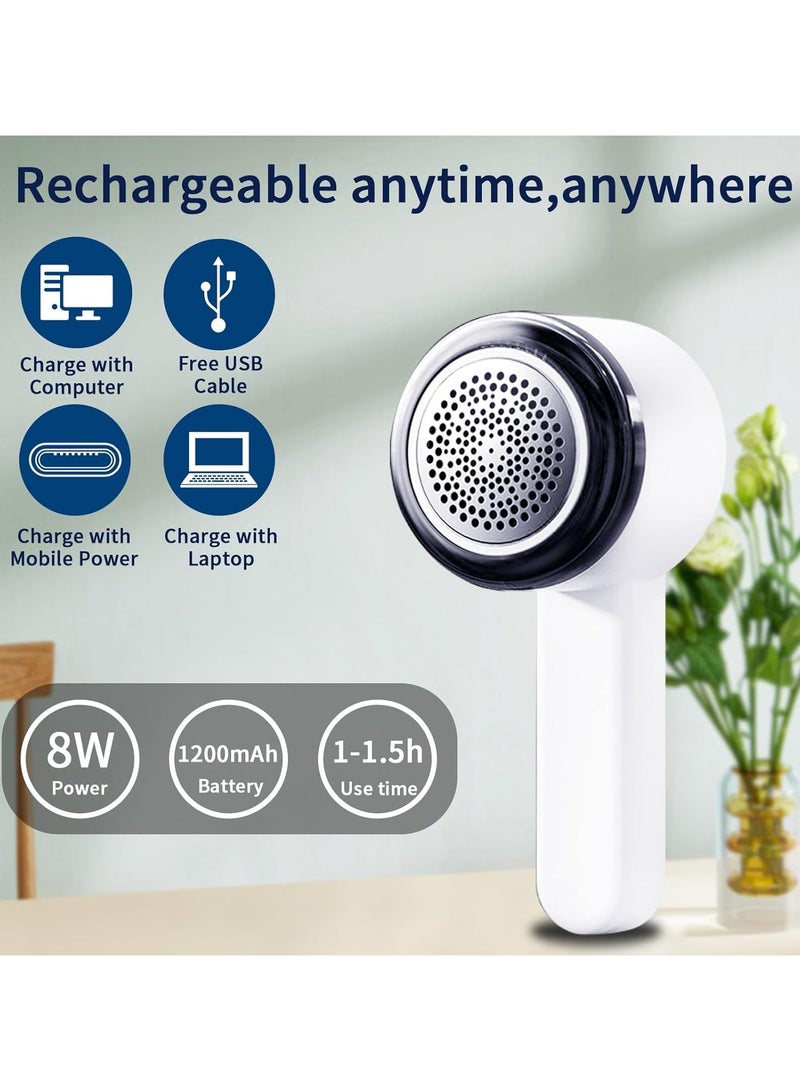 Kimaya Lint Remover for Clothes, Electric Fabric Shaver Lint and Dust Remover, Rechargeable Lint Shaver for Woolen Sweaters, Blankets, Jackets, Portable Pill Remover from Carpets, Curtain (Black) - Image 5