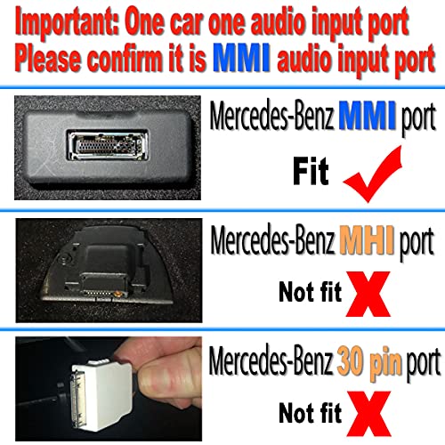 Yoper Bluetooth Adapter Compatibility with Mercedes Benz MMI Interface Cellphone Play HiFi Music - Image 4