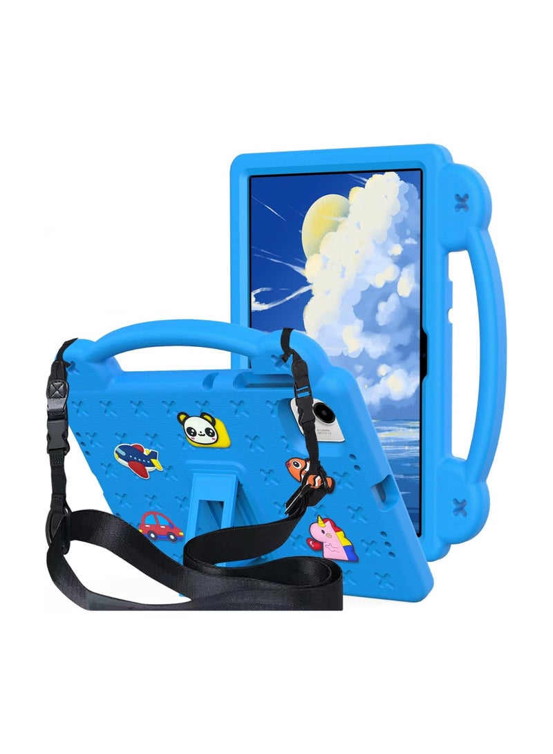 General Honor Pad X9a 11.5-inch 2025 Kids Case, Lightweight EVA Shockproof Grip Kid-Friendly Case with Foldable Stand and Shoulder Strap 