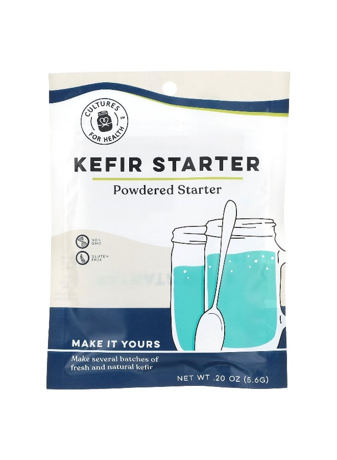 CULTURES FOR HEALTH Cultures for Health, Kefir Powdered Starter, 0.2 oz (5.6 g) - Image 1