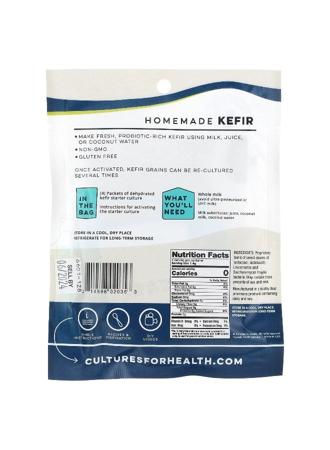 CULTURES FOR HEALTH Cultures for Health, Kefir Powdered Starter, 0.2 oz (5.6 g) - Image 2