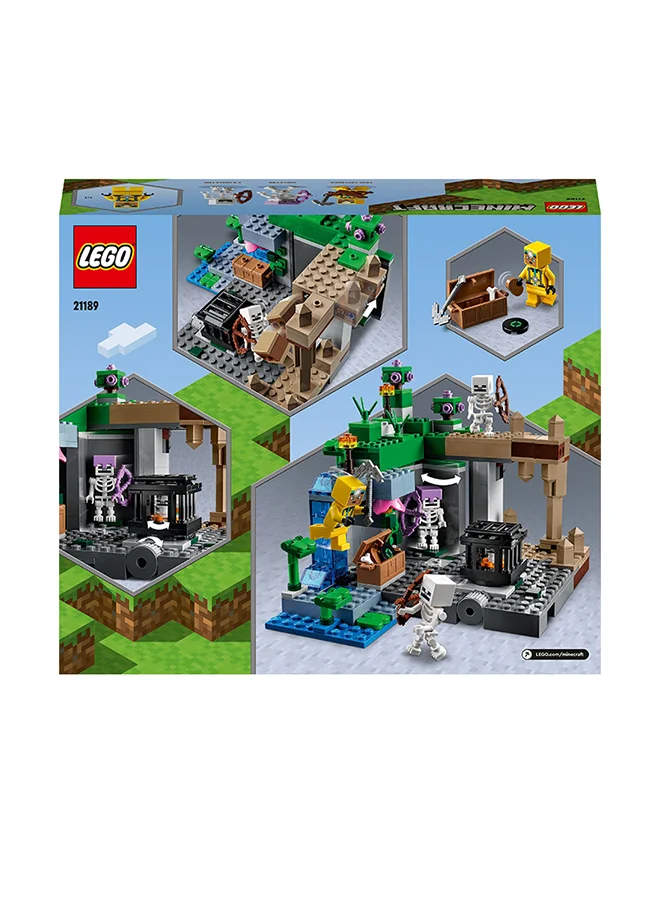 LEGO Minecraft The Skeleton Dungeon 21189 Building Kit; Fun Toy With Classic Action, Including Spawning, Fighting And Cave Exploring; Birthday, Christmas Or Any-Day Gift For Gamers And Kids Aged 8+ (364 Pieces)