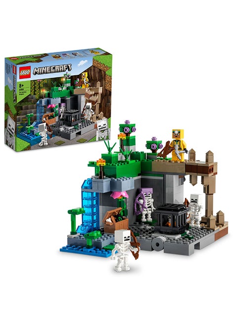 Minecraft The Skeleton Dungeon 21189 Building Kit; Fun Toy With Classic Action, Including Spawning, Fighting And Cave Exploring; Birthday, Christmas Or Any-Day Gift For Gamers And Kids Aged 8+ (364 Pieces)