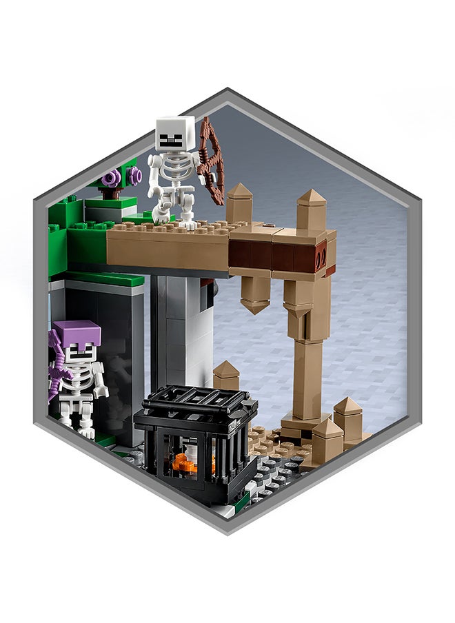 Minecraft The Skeleton Dungeon 21189 Building Kit; Fun Toy With Classic Action, Including Spawning, Fighting And Cave Exploring; Birthday, Christmas Or Any-Day Gift For Gamers And Kids Aged 8+ (364 Pieces)