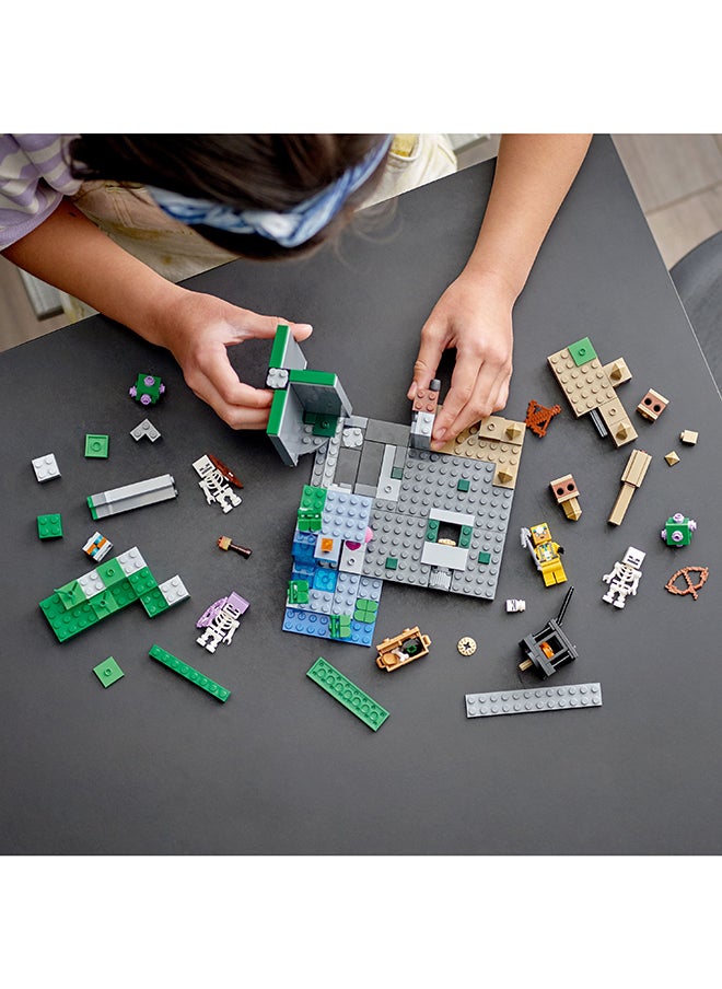 Minecraft The Skeleton Dungeon 21189 Building Kit; Fun Toy With Classic Action, Including Spawning, Fighting And Cave Exploring; Birthday, Christmas Or Any-Day Gift For Gamers And Kids Aged 8+ (364 Pieces)