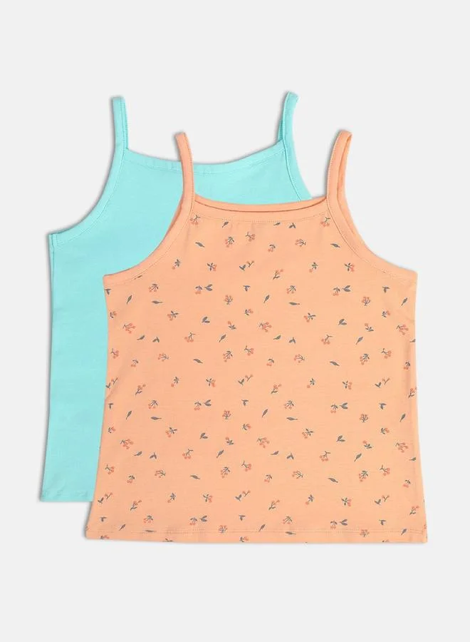 MINIKLUB Pack of 2 - Girls Cotton Camisole