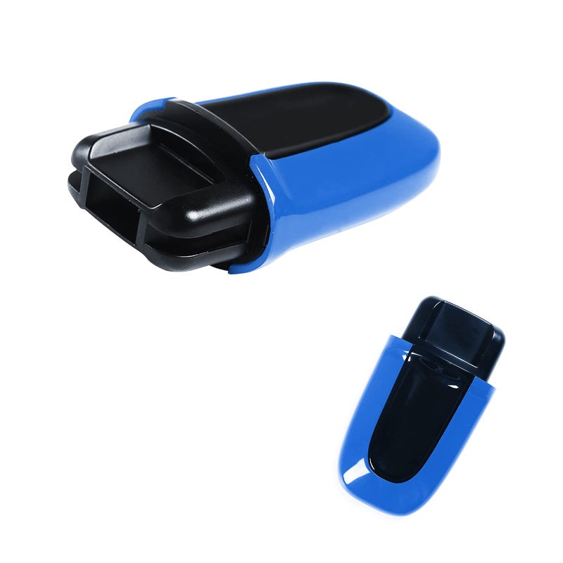 Blue Entry and Drive Comptatible with Porsche Cayenne Panamera Macan 911 Keyless Enter Cover Comptatible with Porsche 718 with Logo
