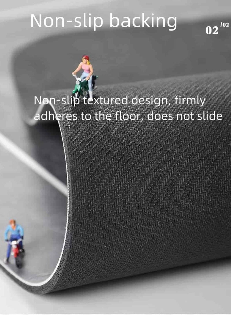 Aideli 2-Piece Diatom Mud Kitchen Mat Set, Non-Slip Anti-Fatigue Absorbent Floor Rugs for Kitchen, Bathroom, Laundry, Home – 40x60cm + 40x120cm - Image 4