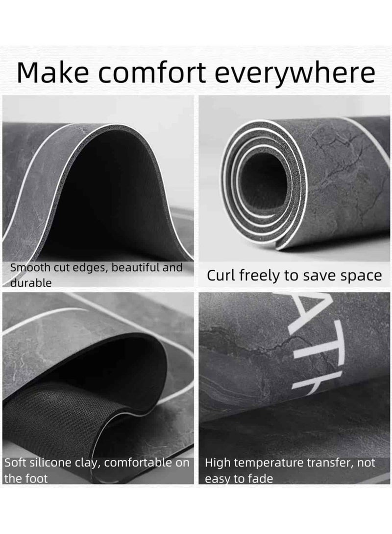 Aideli 2-Piece Diatom Mud Kitchen Mat Set, Non-Slip Anti-Fatigue Absorbent Floor Rugs for Kitchen, Bathroom, Laundry, Home – 40x60cm + 40x120cm - Image 2