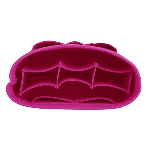 ZTUJO Purse Organizer Insert, Felt Bag Organizer For Handbag Purse Organizer,13 Colors, 6 Size (X-Large, Rose) - Image 5