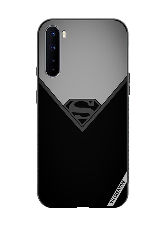 VR CREATIVE Protective Case Cover For OnePlus Nord Simple Superman Design Multicolour - Image 1