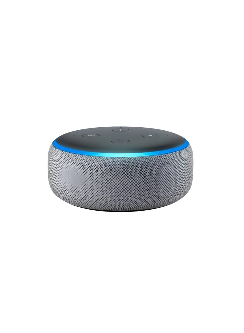 ECHO Dot (3rd Generation) – Smart Speaker with Alexa – Heather Gray  - Image 1
