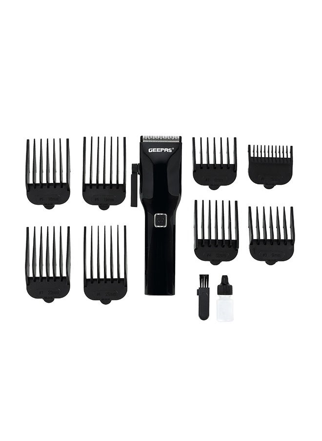 Digital Professional Hair Clipper, Trimmer 8 Combs Men Beard Mustache Edger With LED Display, Rechargeable Haircut Kit, Steel Blade