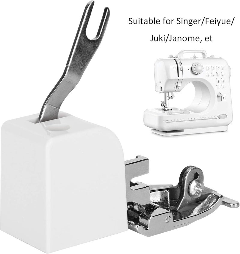 Side Cutter Pressing Foot Trimming Overlock for Household Sewing Machine Presser Foot for, 3 X 1.4 X 1.1in - Image 3