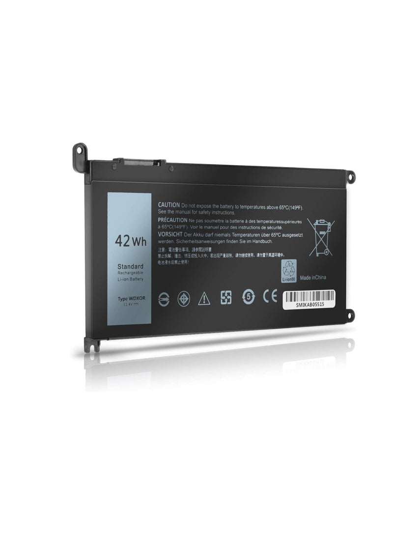 Terabyte بطارية 42Whr WDX0R لجهاز Dell Inspiron 13 5368 5378 5379 7368 7378 14-7460 15 5565 5567 5568 5578 7560 7570 7579 7569 P58F 17 5765 5767 FC92N 3CRH3 T2JX4 CYMGM[3 خلايا/11.4 فولت] - Image 3