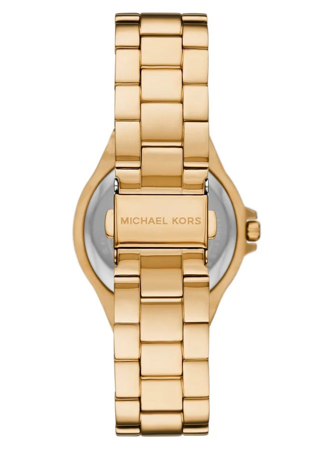 MK Lennox Three-Hand Gold-Tone Stainless Steel Watch - 7404 - Image 3