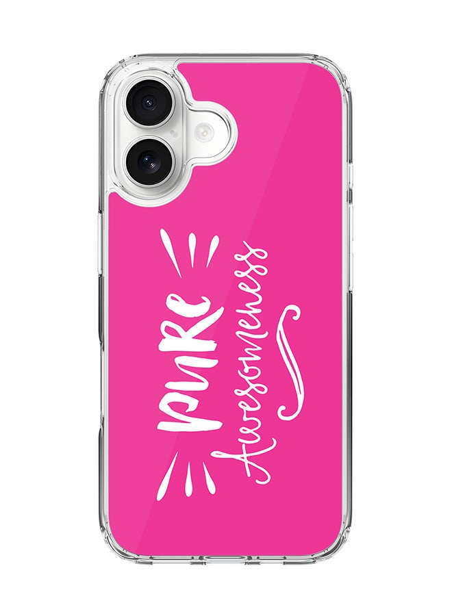 Stylizedd Classic Clear MagSafe Case for iPhone 17 , Hybrid Soft Case Flexible Edges Anti Drop TPU PC Gel Thin Transparent Cover [ Designed for iPhone 17 ] - Pure Awesomeness