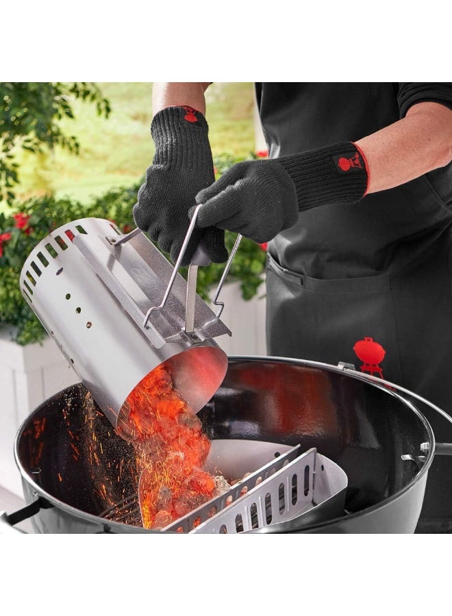 Weber قفازات الشواء السوداء الممتازة، L/XL - Image 5