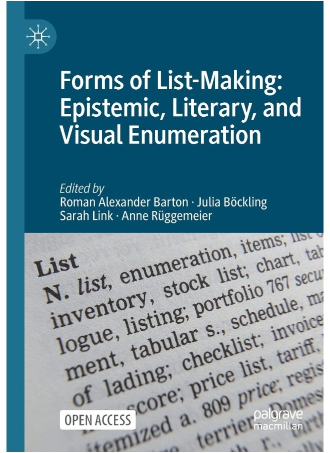 null - Forms of List-Making: Epistemic, Literary, and Visual Enumeration - Image 1