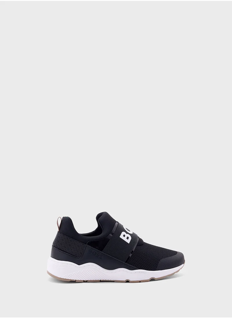 بوس Kids Low Top Slip On Sneakers