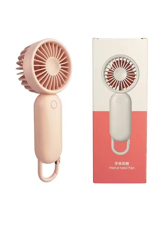 مروحة يد قابلة للشحن USB - موديل CS1388-بينك  - Image 3