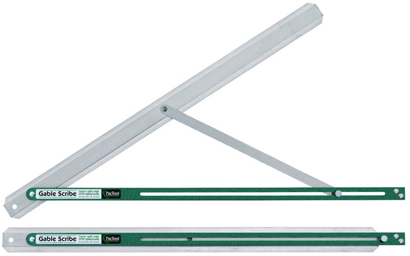 PacTool SA904 30Inch Angle Measuring Tool Aluminum Gable Scribe ProfessionalContractor Grade Tools
