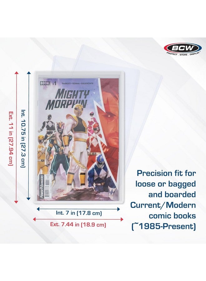 BCW Current Comic Book Top Loaders - 20 Ct | Premium Pvc Holders For Modern Comics | Crystal Clear Protection For Single Issues | Display, Store, Ship With Confidence | Comic Book Toploader Rigid - Image 3