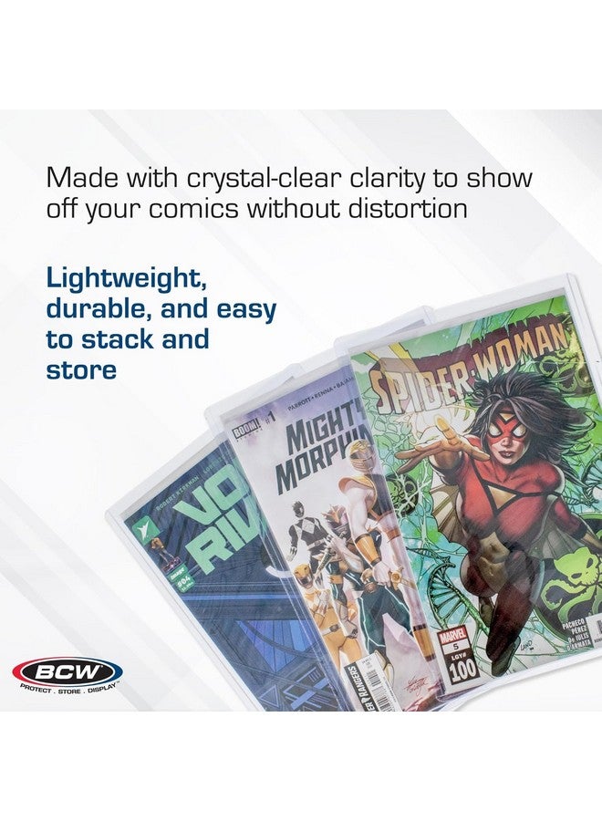 BCW Current Comic Book Top Loaders - 20 Ct | Premium Pvc Holders For Modern Comics | Crystal Clear Protection For Single Issues | Display, Store, Ship With Confidence | Comic Book Toploader Rigid - Image 4